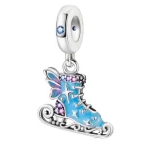 Ice Skating Charm Pandora Style